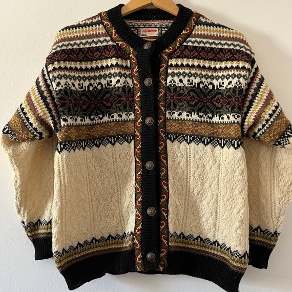 Norwear カーディガン 100% ピュアバージンウール ニット アイスランド  