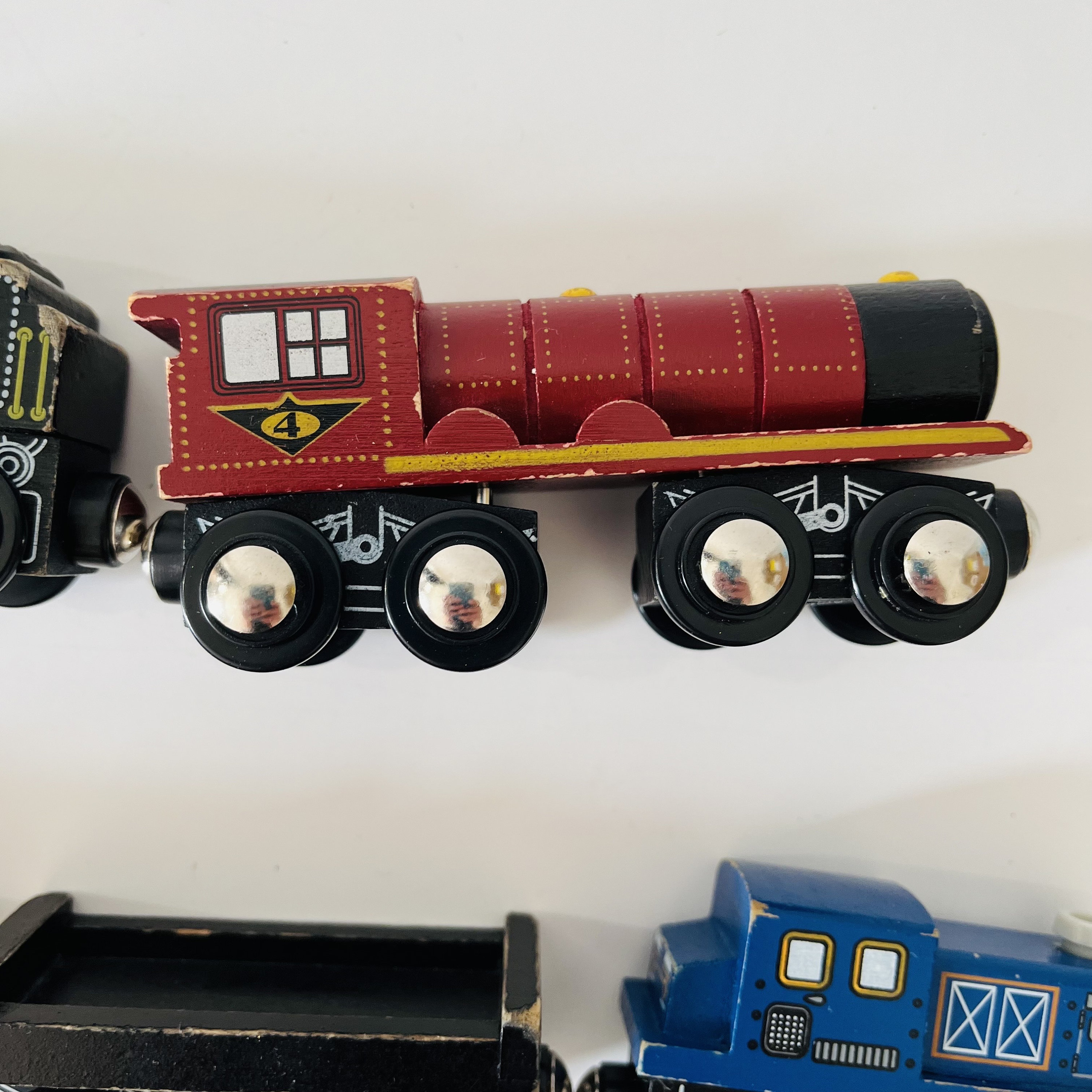 Imaginarium Wooden Railway Toy Trains Lot Compatible With Thomas Brio Set  of 5 - Etsy Israel, image size:3000x3000