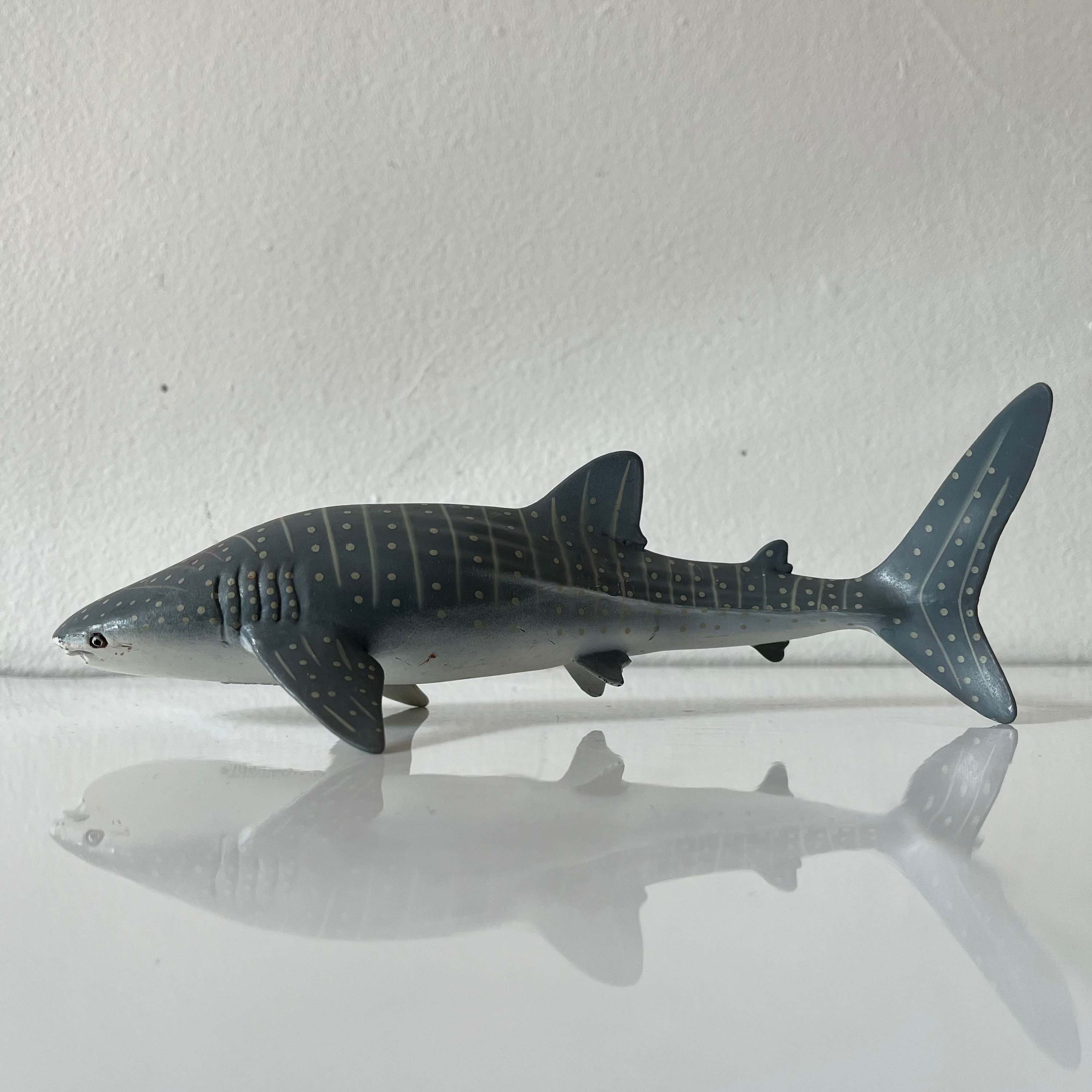 Vintage Whale Shark Plastic Rubber Toy Animal Monterey Bay