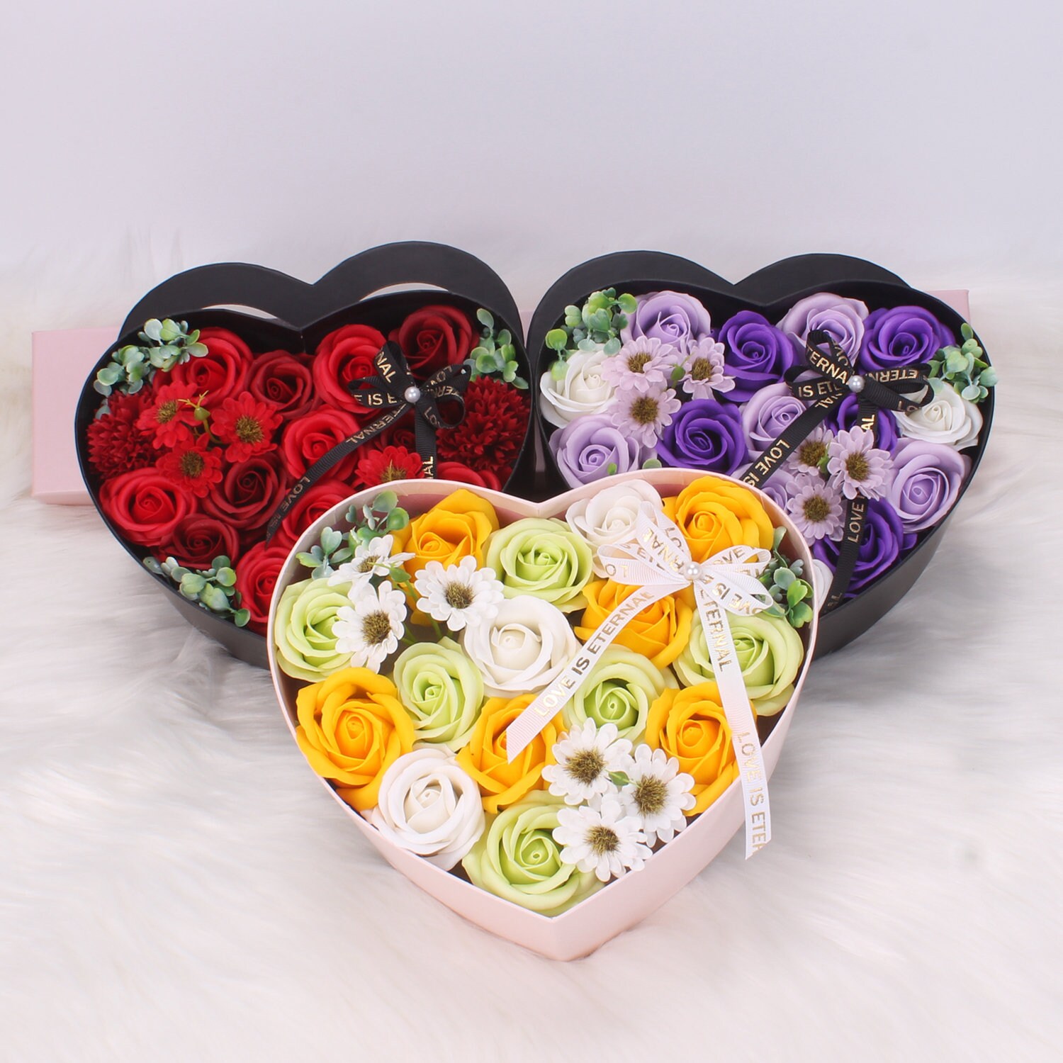 Rose Flower Gift Box Creative Novelty Gift Soap Flower Decorative ...