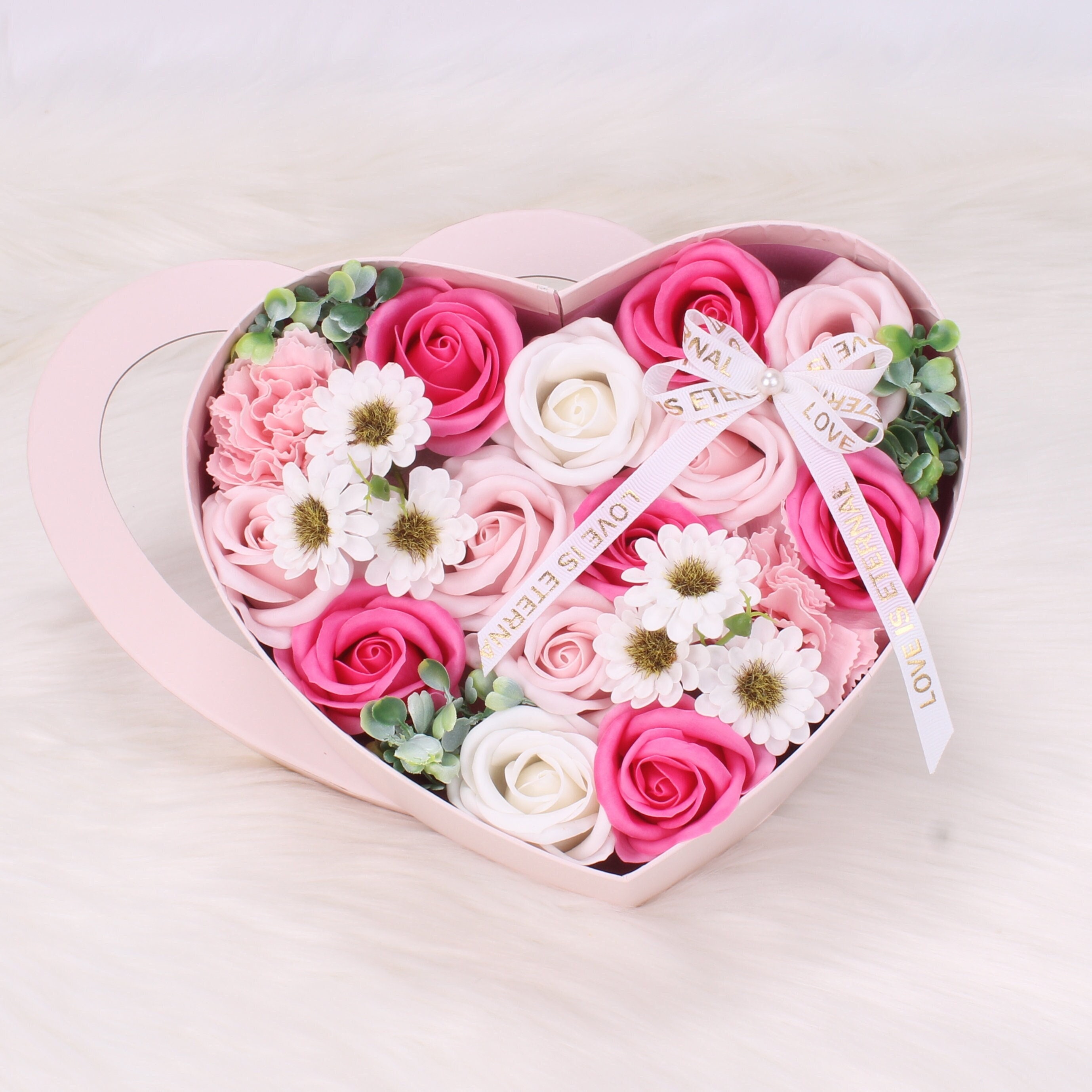 Rose Flower Gift Box Creative Novelty Gift Soap Flower Decorative ...