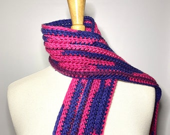 Bi Pride Scarf - Bisexual Pride Scarf