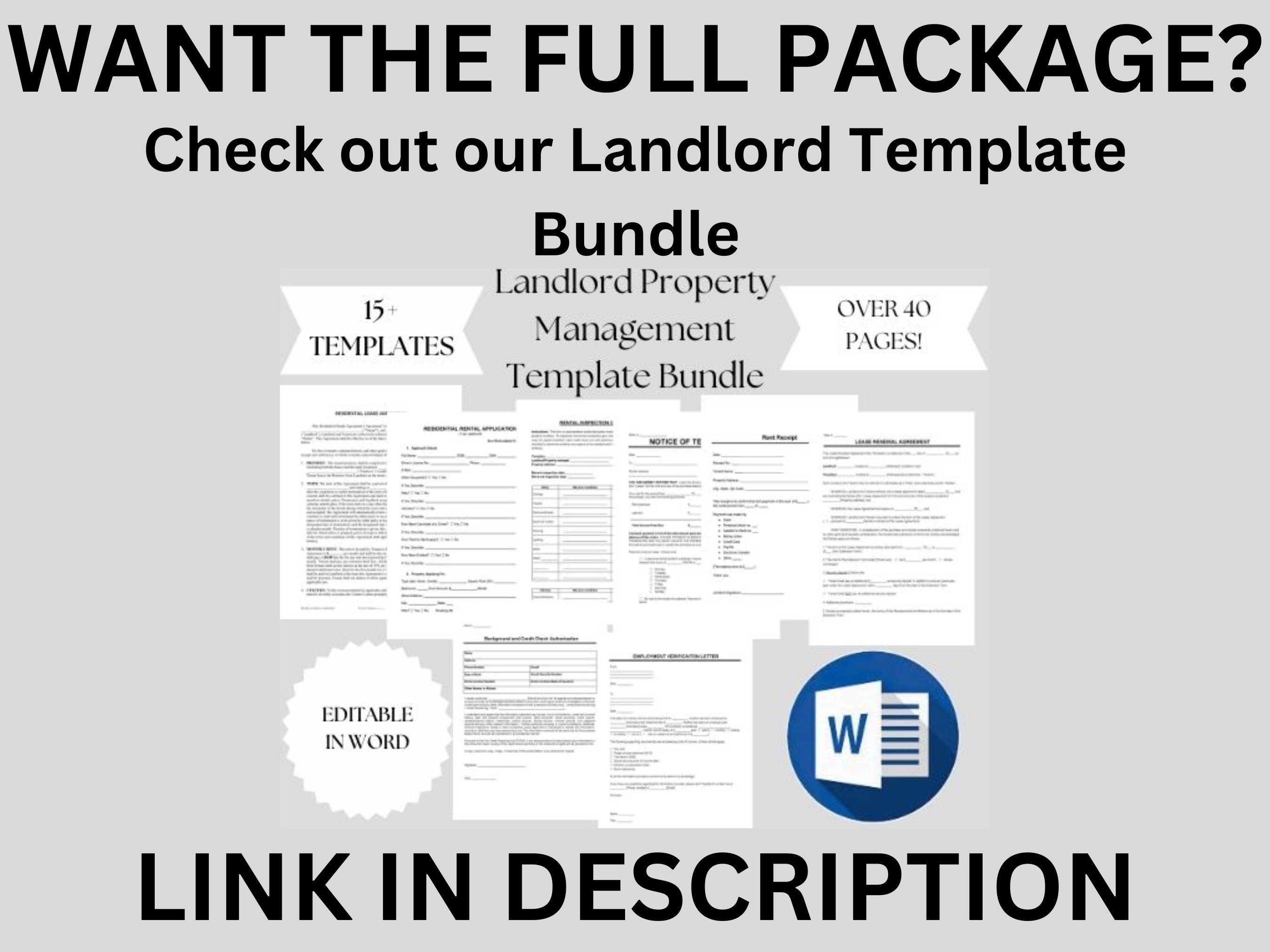 Security deposit return refund letter form template landlord rental