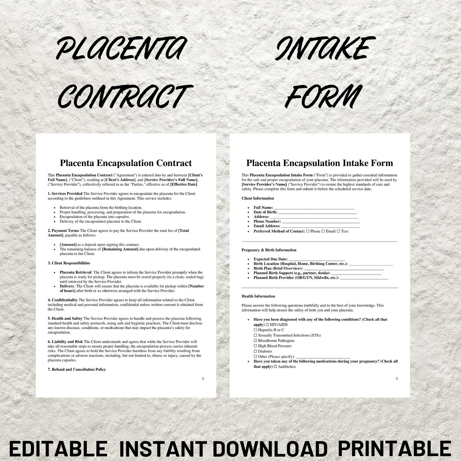 Placenta Encapsulation Business Startup, Placenta Encapsulation ...