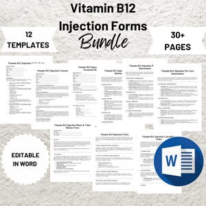 vitamin b12 injection consent form Forms prescription supplement