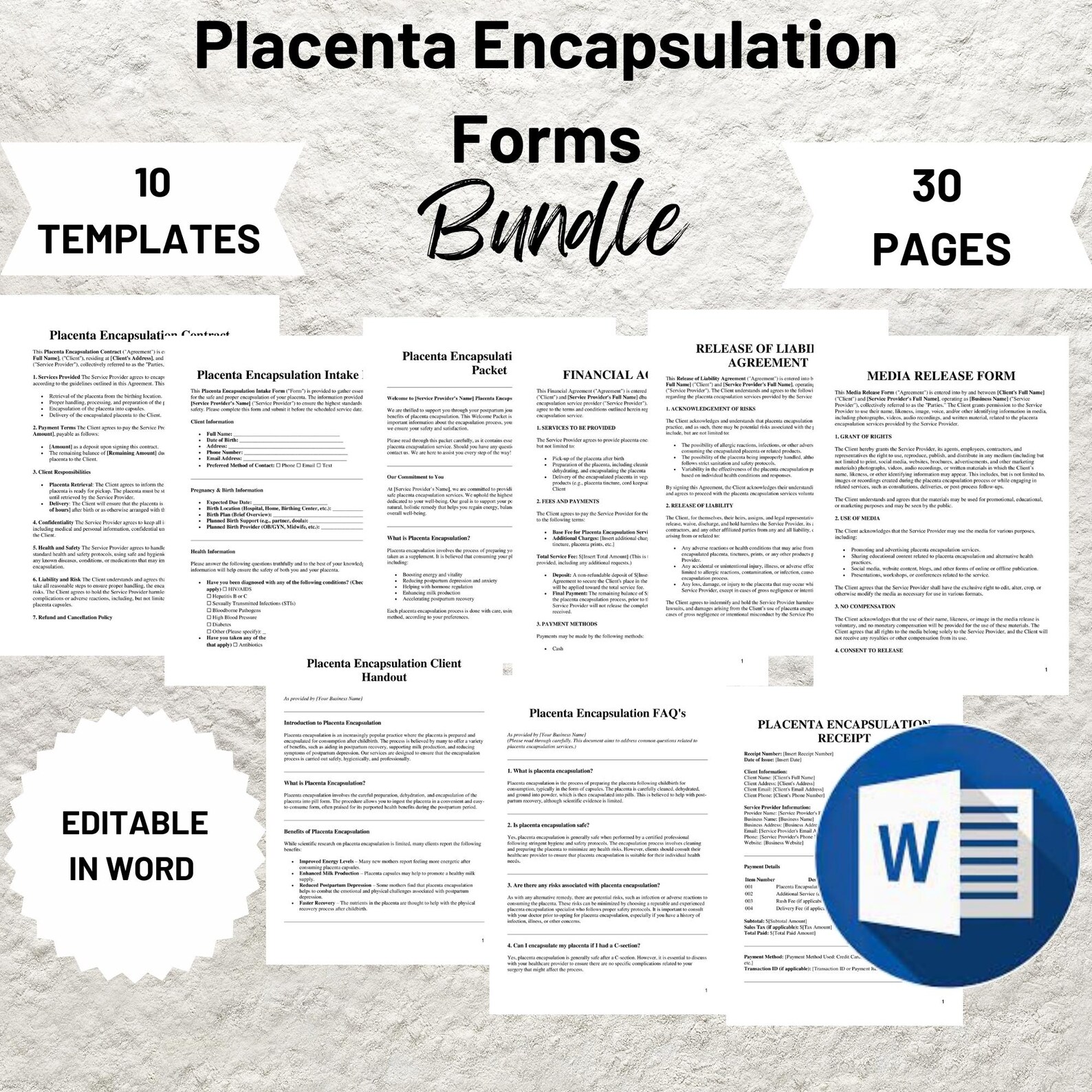 Placenta Encapsulation Business Startup, Placenta Encapsulation ...