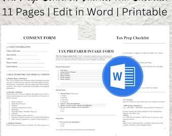 Modello di contratto di preparazione delle dichiarazioni dei redditi: Contratto di servizio di acquisizione e archiviazione clienti (PDF) (formato Word modificabile)