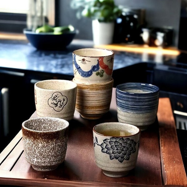 Oriental Ceramic Tea Cup | Japanese Style Porcelain Tea Cup | Unique Coffee Cup | Home And Living | Perfect Gift For Tea Lovers | Handmade