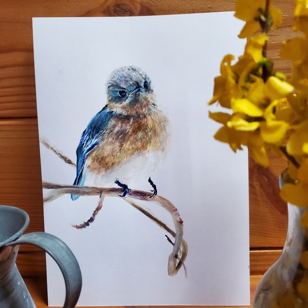 Oiseau peinture illustration