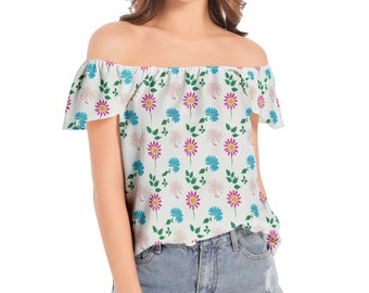 Dames off-shoulder top