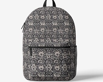 Retro Colorful Print Trendy Backpack