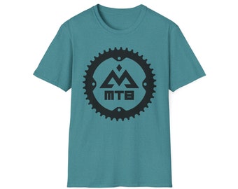 MTB Spoke and Mountain Unisex Softstyle T-Shirt