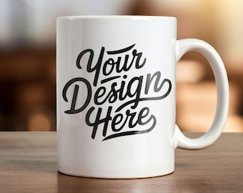 Mug Mockup, 11oz White Coffee Mug, Aesthetic Mug Mockup, Boho Lifestyle Mockup, POD Mug Mockup, Best Mug Mockup, White Coffee Mug Mockup