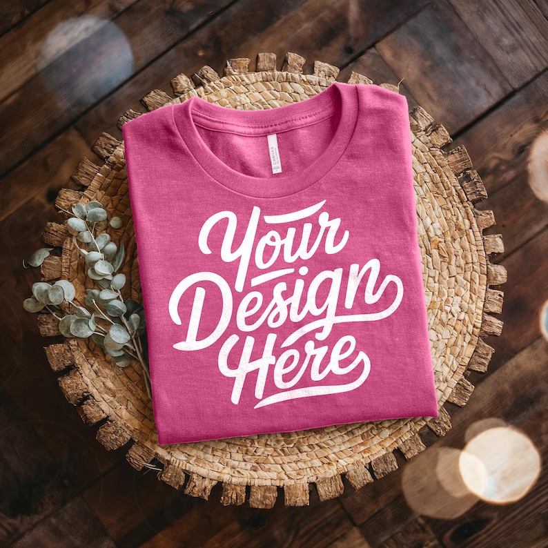 Bella Canvas 3001 Mockup, Tshirt Mockup Bundle, 3001 Bella Canvas Bundle, Folded Shirt Mockup, T-Shirt Mockup Bundle, Bella Canvas T-Shirt image 7