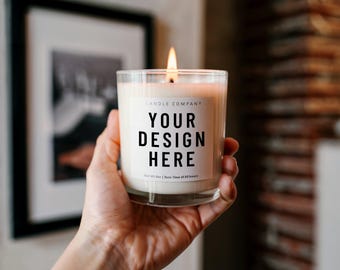 Candle Mockup, Custom Candle Mockup, POD Candle Template, Soy Candle Mockup, Printify Candle Mockup, Mockup for Candles, Fall Candle Mockup