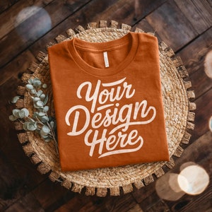 Bella Canvas 3001 Mockup, Tshirt Mockup Bundle, 3001 Bella Canvas Bundle, Folded Shirt Mockup, T-Shirt Mockup Bundle, Bella Canvas T-Shirt image 6
