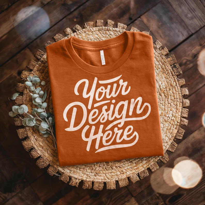 Bella Canvas 3001 Mockup, Tshirt Mockup Bundle, 3001 Bella Canvas Bundle, Folded Shirt Mockup, T-Shirt Mockup Bundle, Bella Canvas T-Shirt image 6