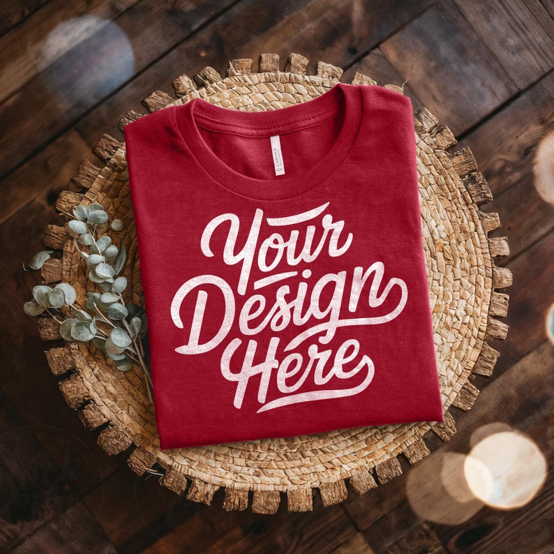 Bella Canvas 3001 Mockup, Tshirt Mockup Bundle, 3001 Bella Canvas Bundle, Folded Shirt Mockup, T-Shirt Mockup Bundle, Bella Canvas T-Shirt image 4