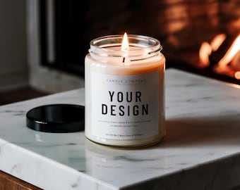 Printify Candle Mockup, Soy Candle Mockup, Custom Candle Mockup, Candle Template, Soy Candle Mockup, Candle Mockup, Best Mockup for Candles