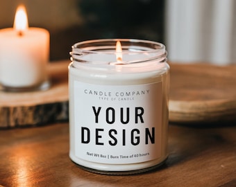 Soy Candle Mockup, Custom Candle Mockup, POD Candle Template, Soy Candle Mockup, Printify Candle Mockup, Best Mockup for White Soy Candles