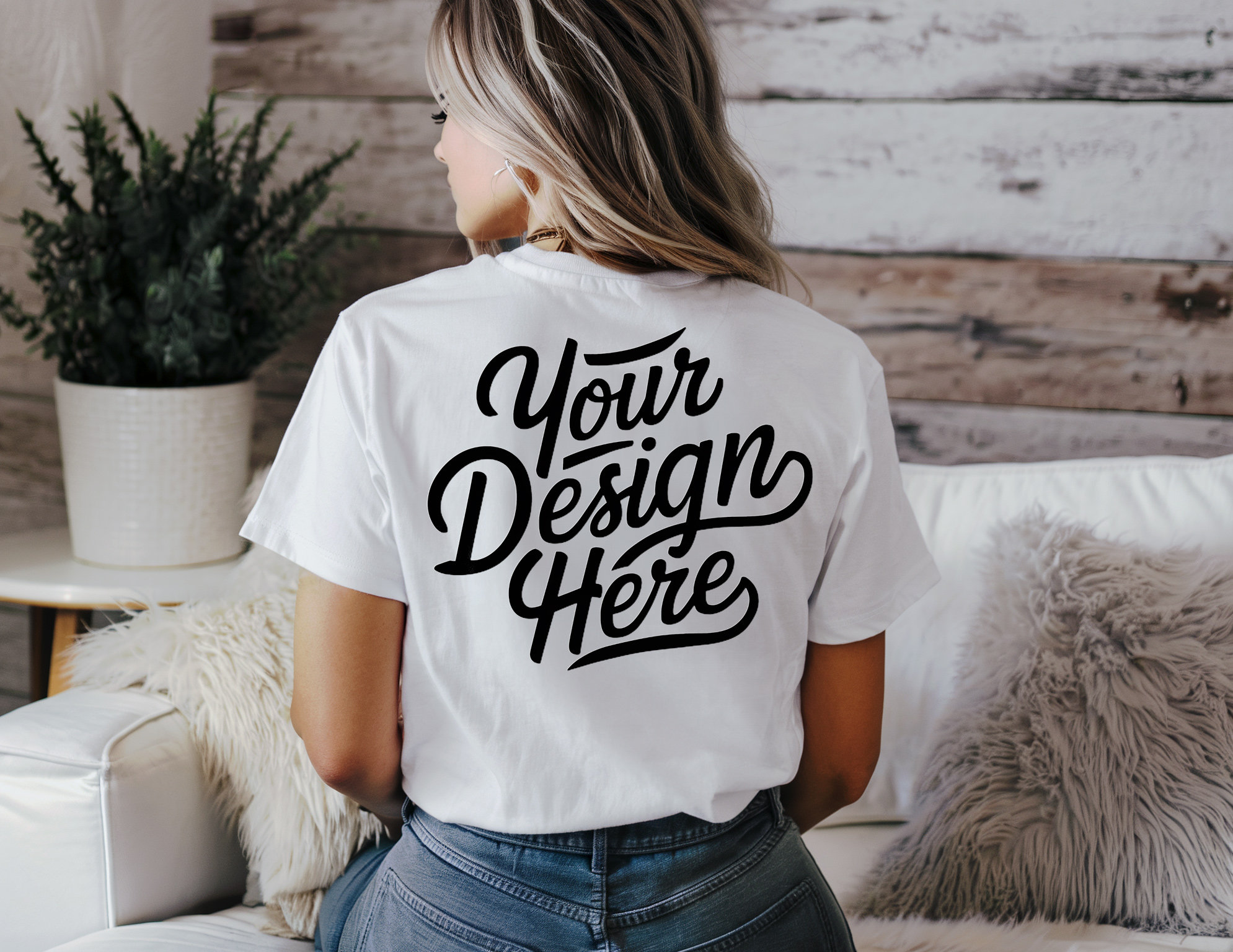 Camiseta con diseño en la espalda México