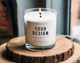 Candle Mockup, Custom Candle Mockup, POD Candle Template, Soy Candle Mockup, Printify Candle Mockup, Mockup for Candles, Fall Candle Mockup