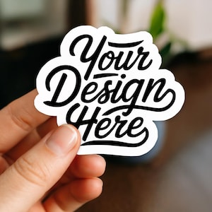 Die Cut Sticker Mockup, PSD Sticker Mockup, Printify Sticker Mockup, Canva Sticker Mockup, Custom Sticker Photoshop Template, Canva Sticker