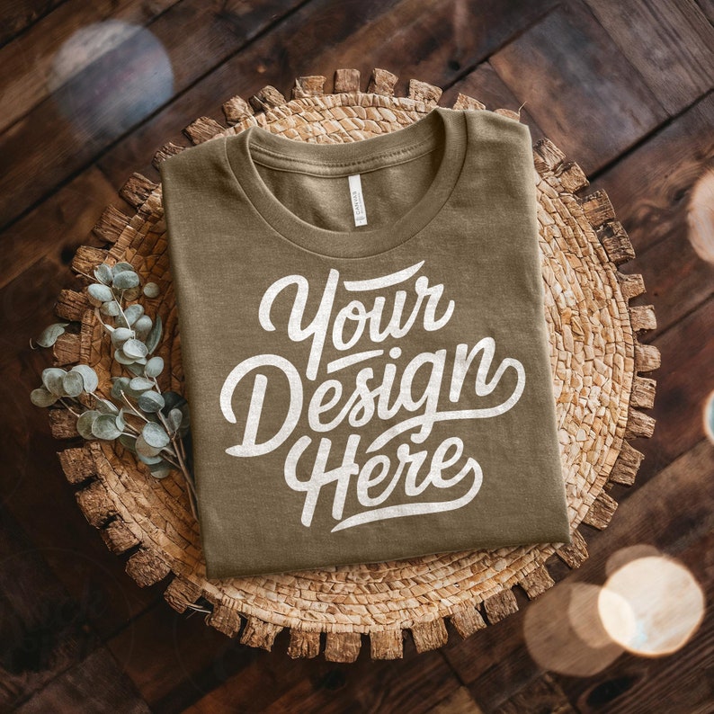 Bella Canvas 3001 Mockup, Tshirt Mockup Bundle, 3001 Bella Canvas Bundle, Folded Shirt Mockup, T-Shirt Mockup Bundle, Bella Canvas T-Shirt image 5
