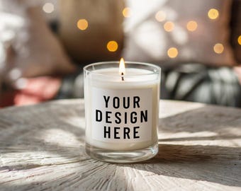 Candle Mockup, Custom Candle Mockup, POD Candle Template, Soy Candle Mockup, Printify Candle Mockup, Mockup for Candles, Fall Candle Mockup