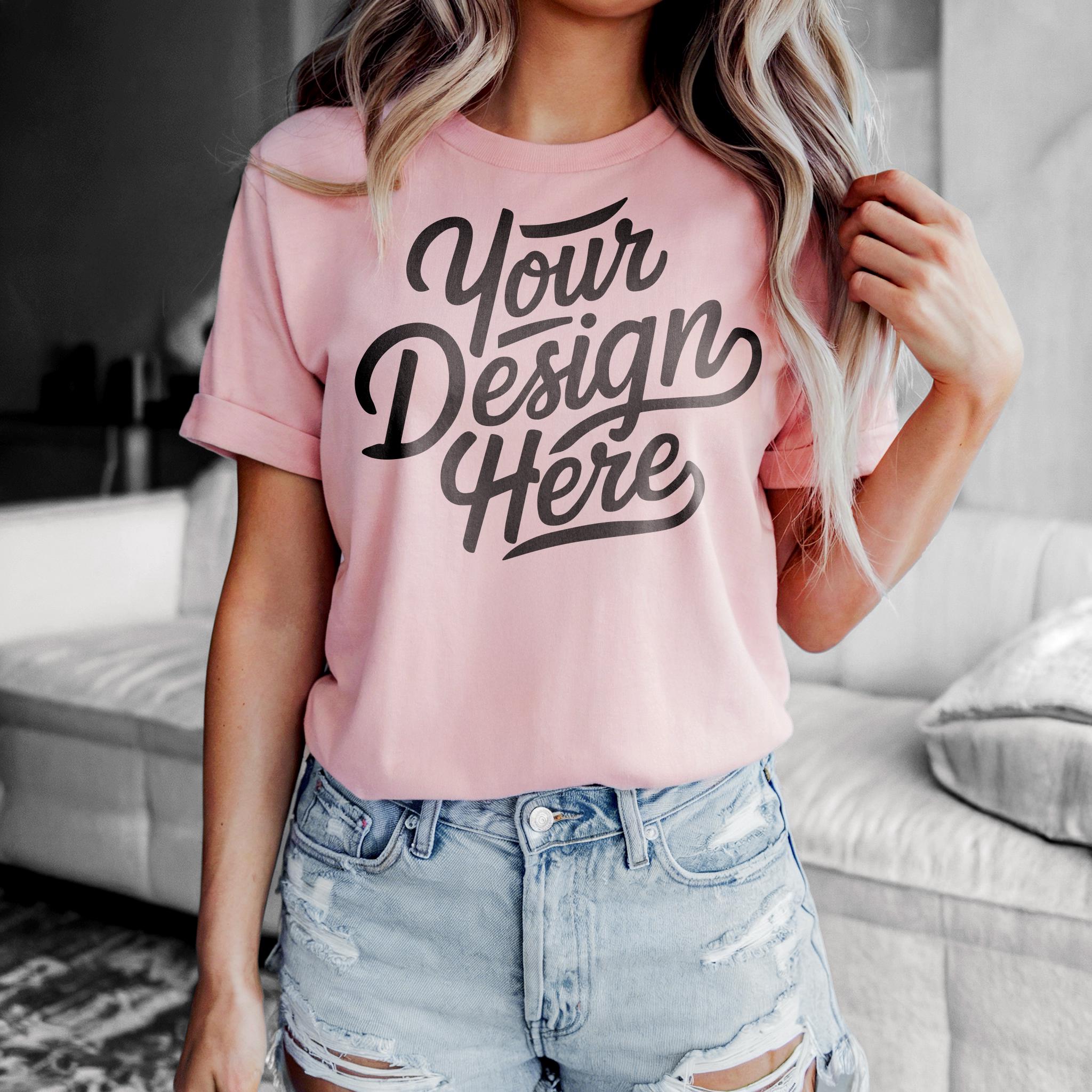 Camiseta de color rosa México