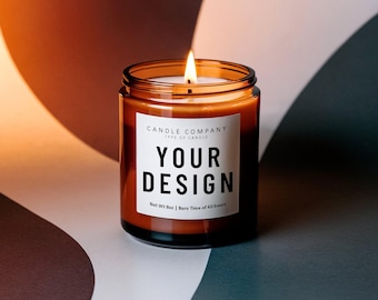 Amber Jar Candle Mockup, Fun Candle Mockup, Custom Candle Mockup, Candle Template, Soja Candle Mockup, Mockup Kaars, Beste Kaars Mockup