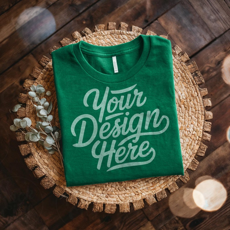 Bella Canvas 3001 Mockup, Tshirt Mockup Bundle, 3001 Bella Canvas Bundle, Folded Shirt Mockup, T-Shirt Mockup Bundle, Bella Canvas T-Shirt image 8