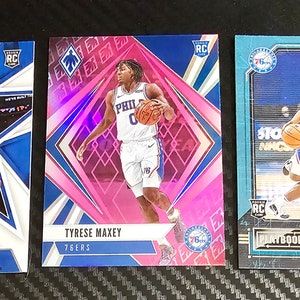 2020-2021 Panini Chronicles TYRESE MAXEY 3 card rookie Lot.