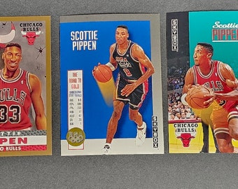 1992-1993 Fleer/Skybox Scottie Pippen 5 card Lot!