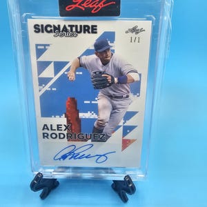 2023 Leaf Signature Series Alex Rodriguez 1 of 1  Autograph