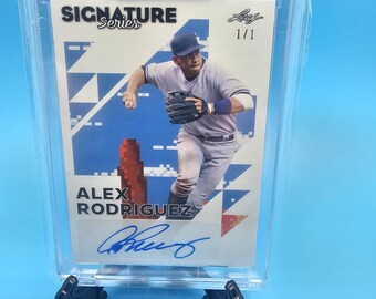 2023 Leaf Signature Series Alex Rodriguez 1 of 1  Autograph