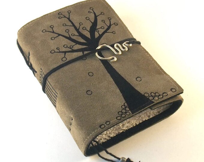 Apple Tree Leather Journal Diary Book Etsy