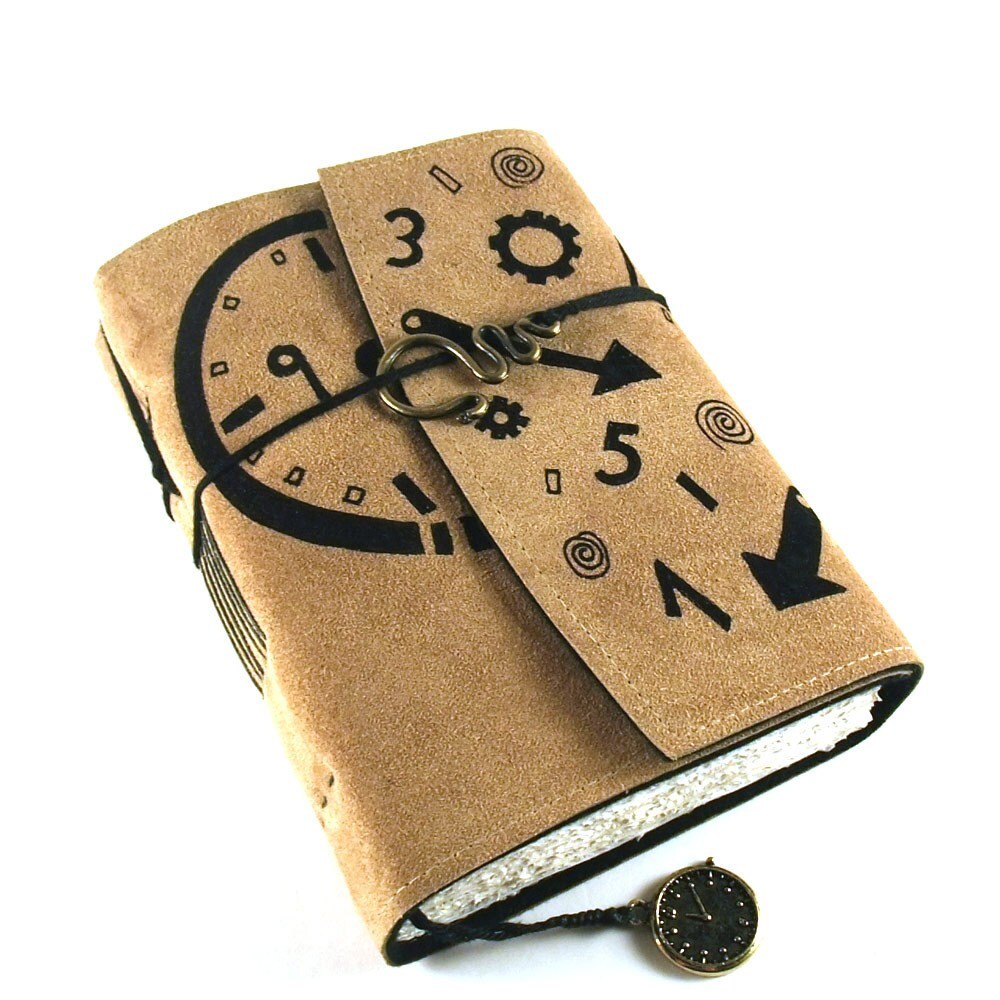 Personalized Leather Journal Leather Sketchbook Diary free Stamp