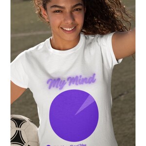 Cirkeldiagram geest uniseks T-shirt, grappige doordachte t-shirt, cadeau voor hem haar, grafisch T-shirt, mindful kleding, schattig T-shirt