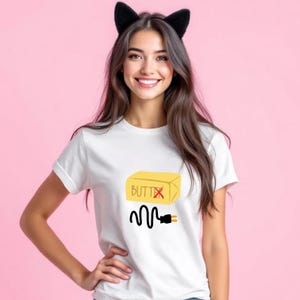 Funny Adult Tee Shirt with Mature theme, Butt Plug Pun Graphic Unisex Heavy Cotton Tee, T-Shirt, Shirt, Humor Gift for Adults, Innuendo