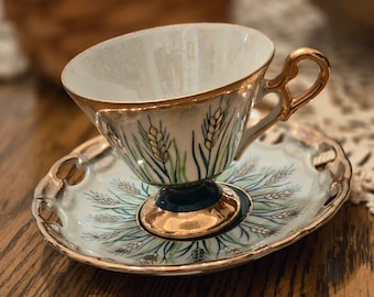 Vintage Tea Cup and Saucer, Norcrest Fine China