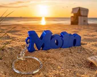 Moin keychain | many colors | North German gift | 3D printed