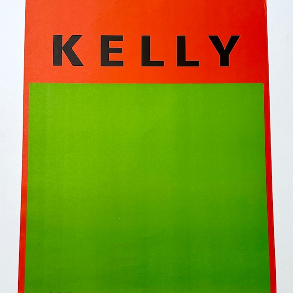 ELLSWORTH KELLY Orig. 1964 Lithograph Galerie Maeght Exhibition Poster Vintage Abstract Art