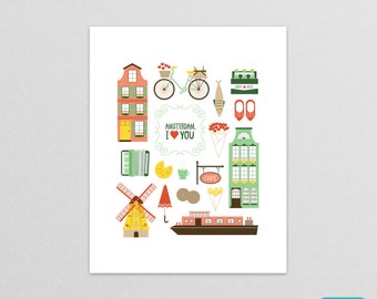 Amsterdam 11x17 print
