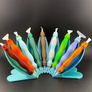 Waterlily Diamond Painting Pen Holder: 3D Printed Organizer