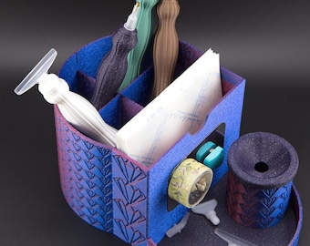 Diamond Painting Pen Organizer with Trash Minder