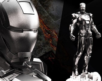 Ir0n Man MK2 Figure, Mrvel C0mics Aveng.rs, Super Hero Character, T0ny St.rk Model, Gift for Fans, STL File Digital Download for 3D Printers