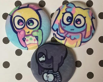 Insignias de peluche de 2" de la compañía circense Dandy's World