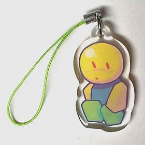 Roblox Noob Keychain - Etsy