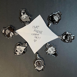 Pendentifs pour téléphone In Stars and Time (ISAT) 1,5 po.